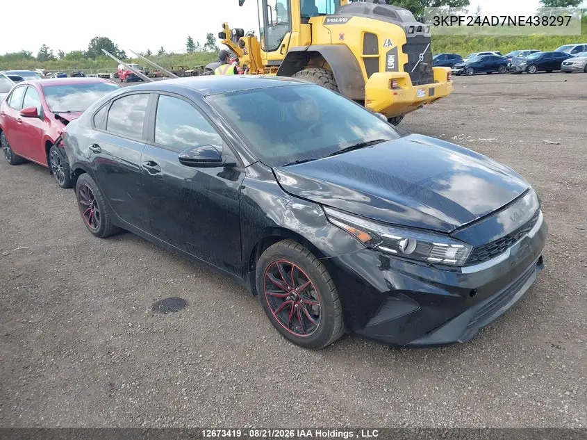 KIA FORTE 2022, VIN 3KPF24AD7NE438297