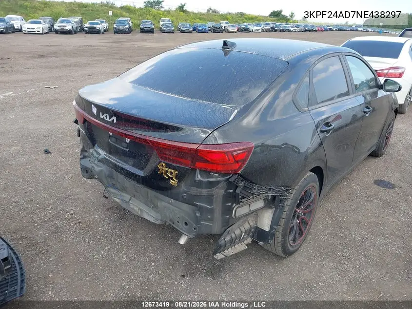 2022 KIA FORTE VIN 3KPF24AD7NE438297 — фото 4