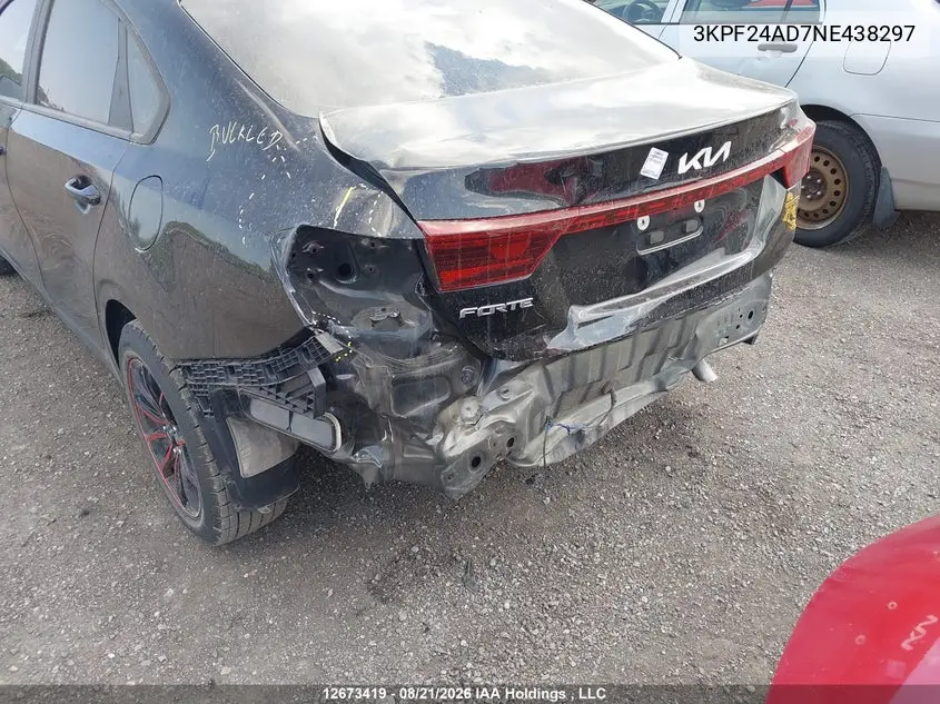 2022 KIA FORTE VIN 3KPF24AD7NE438297 — фото 6
