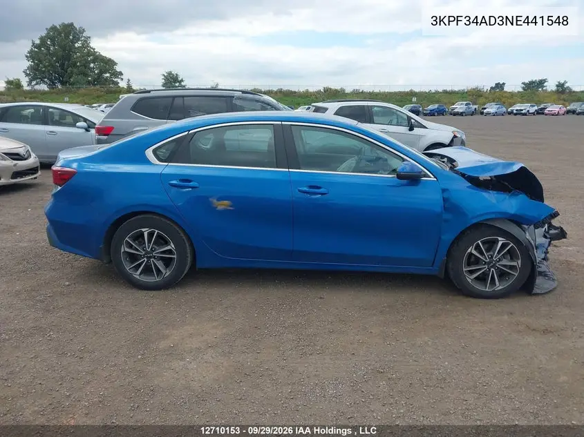 2022 KIA FORTE VIN 3KPF34AD3NE441548 — фото 13