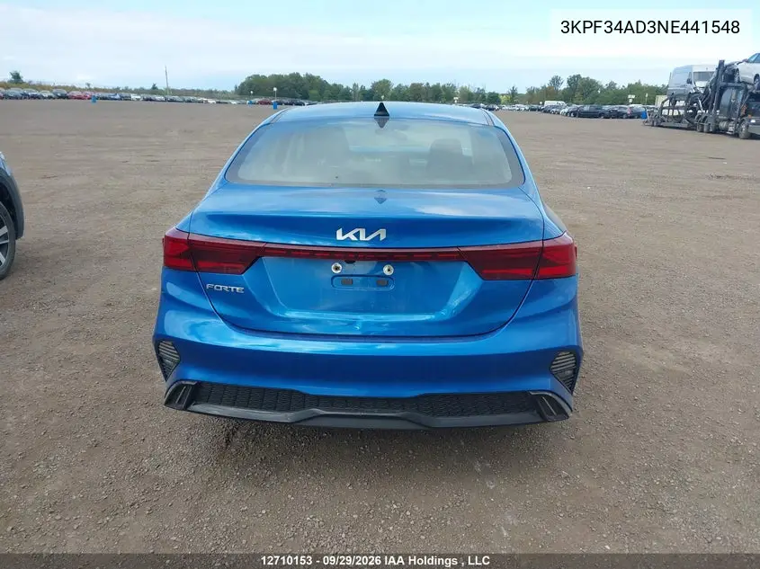 2022 KIA FORTE VIN 3KPF34AD3NE441548 — фото 16