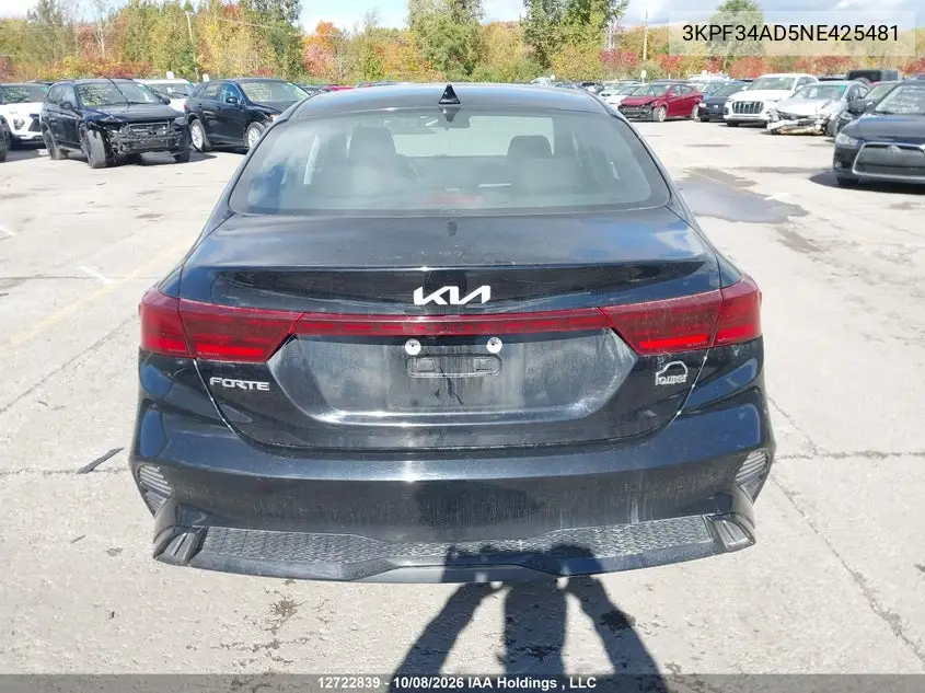 2022 KIA FORTE VIN 3KPF34AD5NE425481 — фото 16