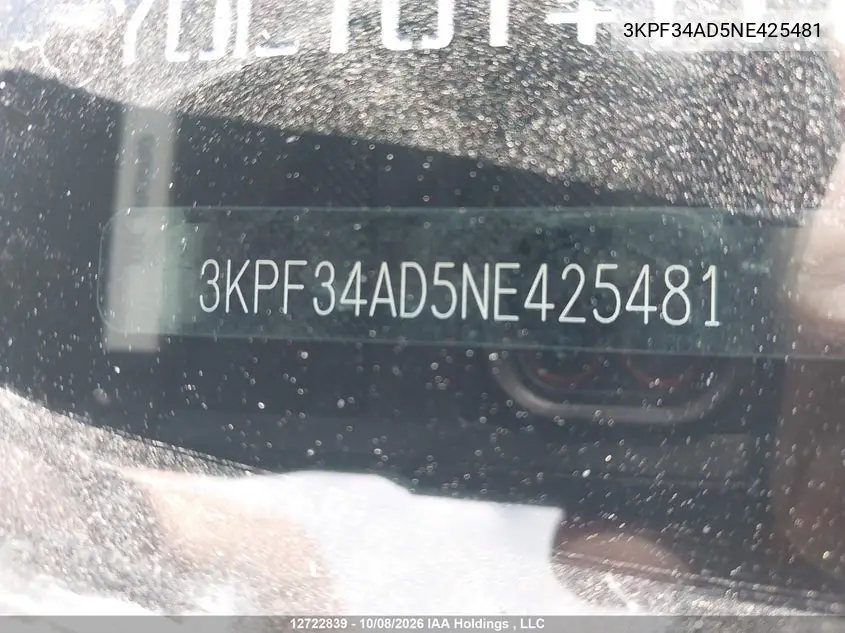 2022 KIA FORTE VIN 3KPF34AD5NE425481 — фото 18