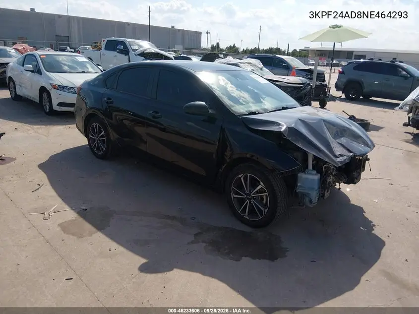 KIA FORTE 2022, VIN 3KPF24AD8NE464293