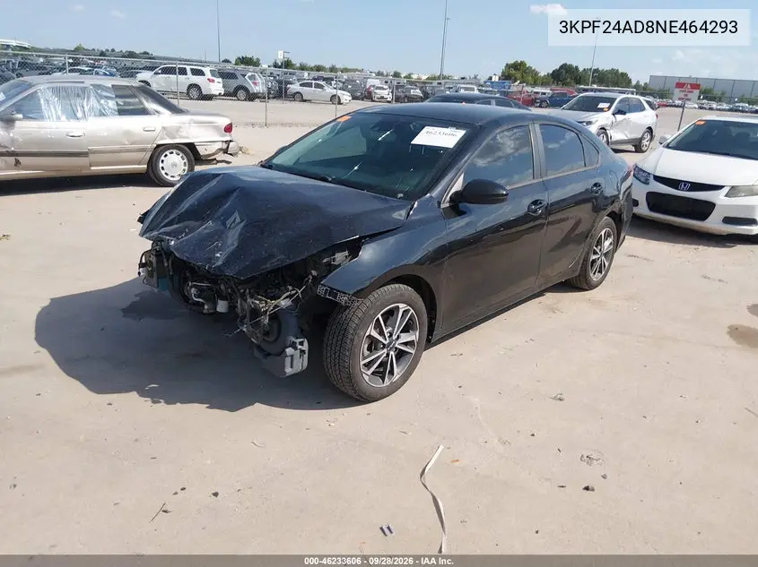 2022 KIA FORTE VIN 3KPF24AD8NE464293 — фото 2