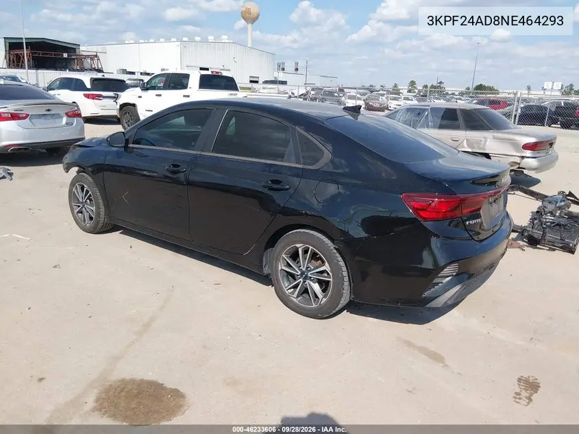 2022 KIA FORTE VIN 3KPF24AD8NE464293 — фото 3