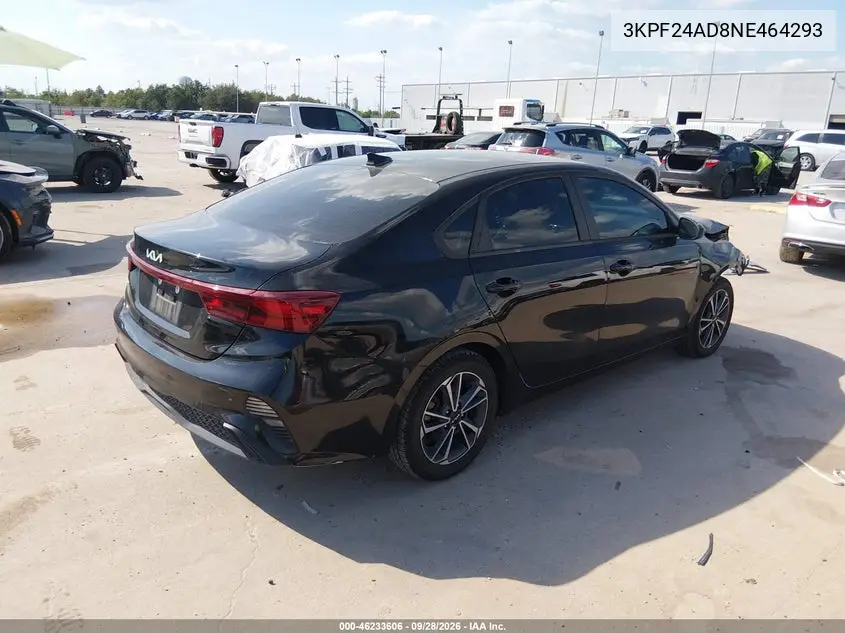 2022 KIA FORTE VIN 3KPF24AD8NE464293 — фото 4