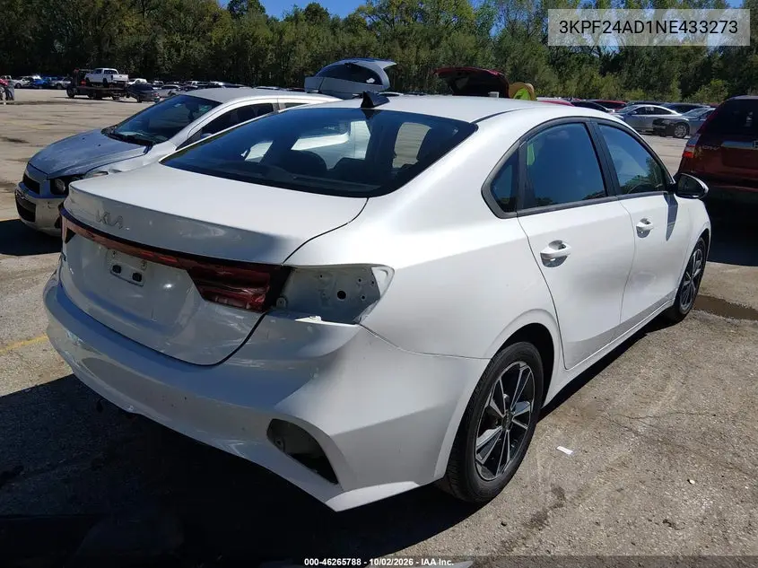 2022 KIA FORTE VIN 3KPF24AD1NE433273 — фото 4