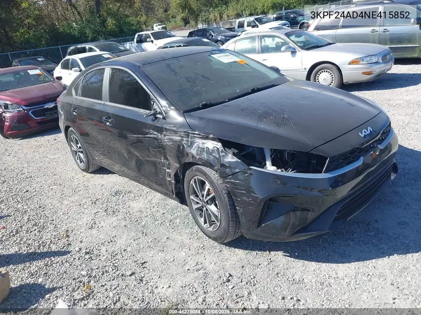 KIA FORTE 2022, VIN 3KPF24AD4NE415852