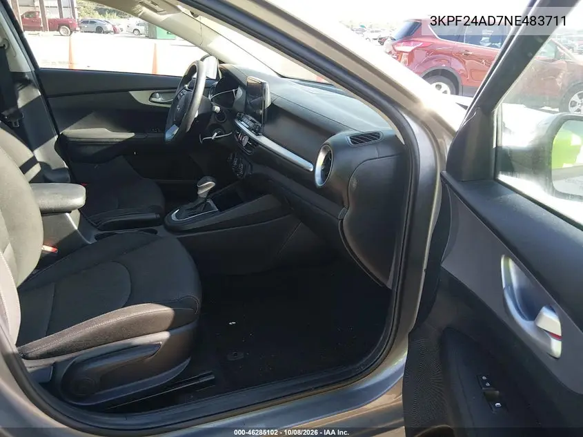 2022 KIA FORTE VIN 3KPF24AD7NE483711 — фото 5