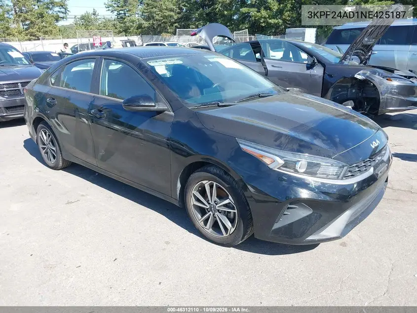 KIA FORTE 2022, VIN 3KPF24AD1NE425187