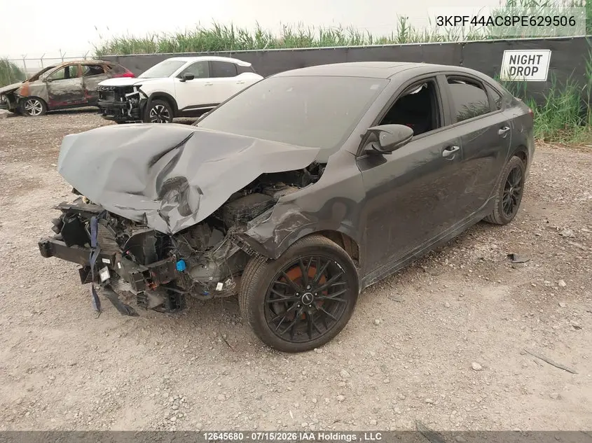 2023 KIA FORTE VIN 3KPF44AC8PE629506 — фото 2