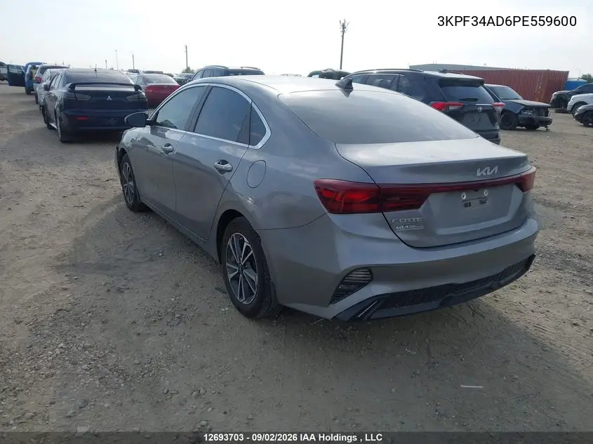 2023 KIA FORTE VIN 3KPF34AD6PE559600 — фото 3