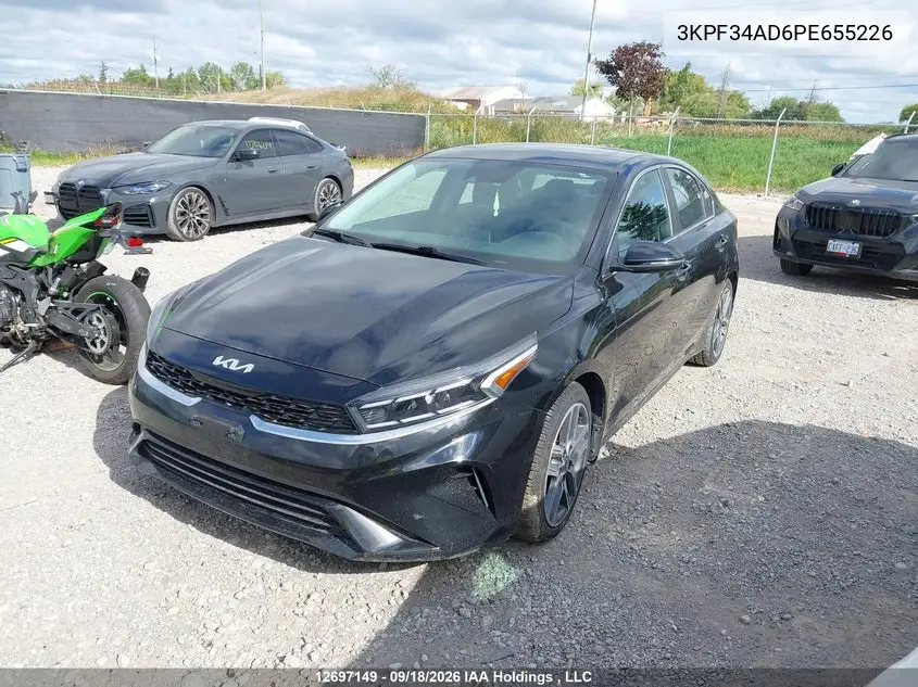 2023 KIA FORTE VIN 3KPF34AD6PE655226 — фото 2