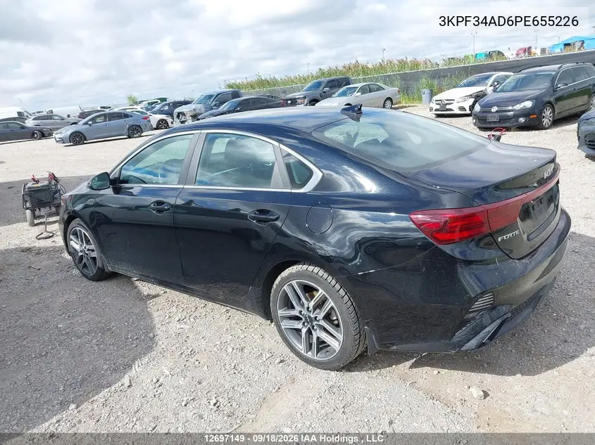 2023 KIA FORTE VIN 3KPF34AD6PE655226 — фото 3