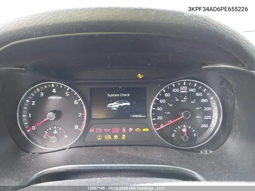 2023 KIA FORTE VIN 3KPF34AD6PE655226 — фото 7