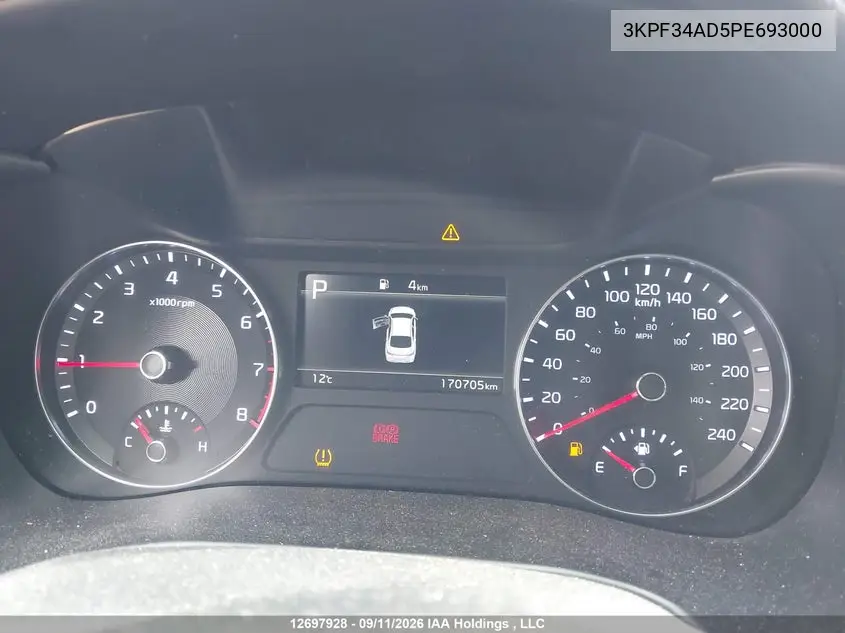 2023 KIA FORTE VIN 3KPF34AD5PE693000 — фото 7