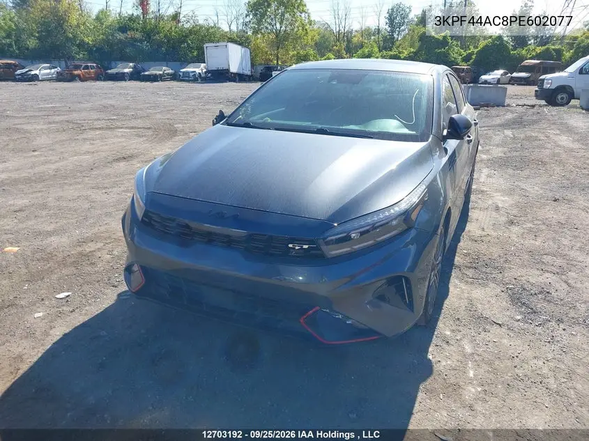 2023 KIA FORTE VIN 3KPF44AC8PE602077 — фото 2