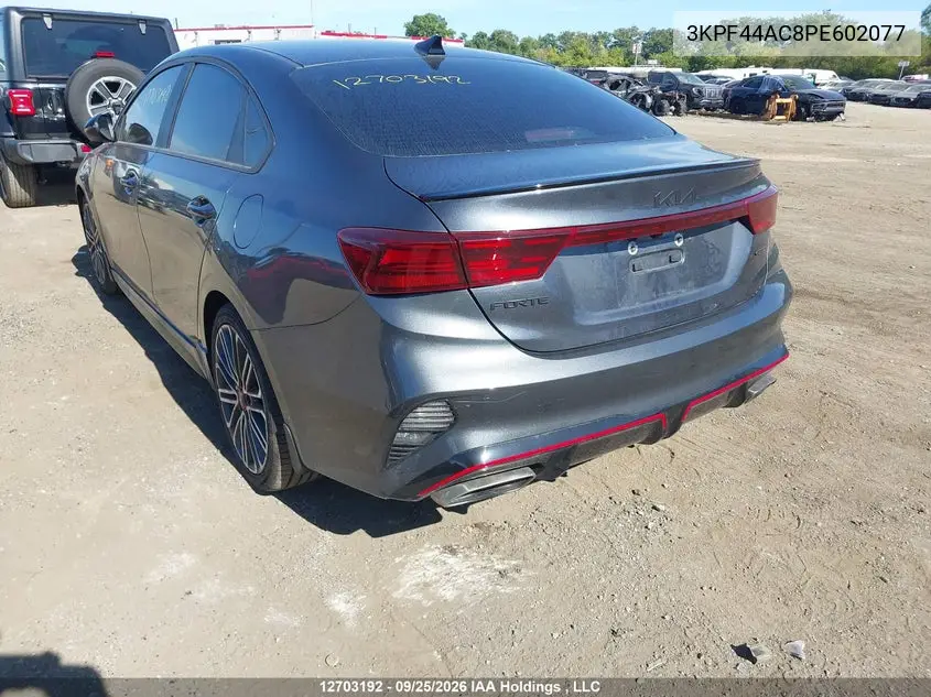 2023 KIA FORTE VIN 3KPF44AC8PE602077 — фото 3
