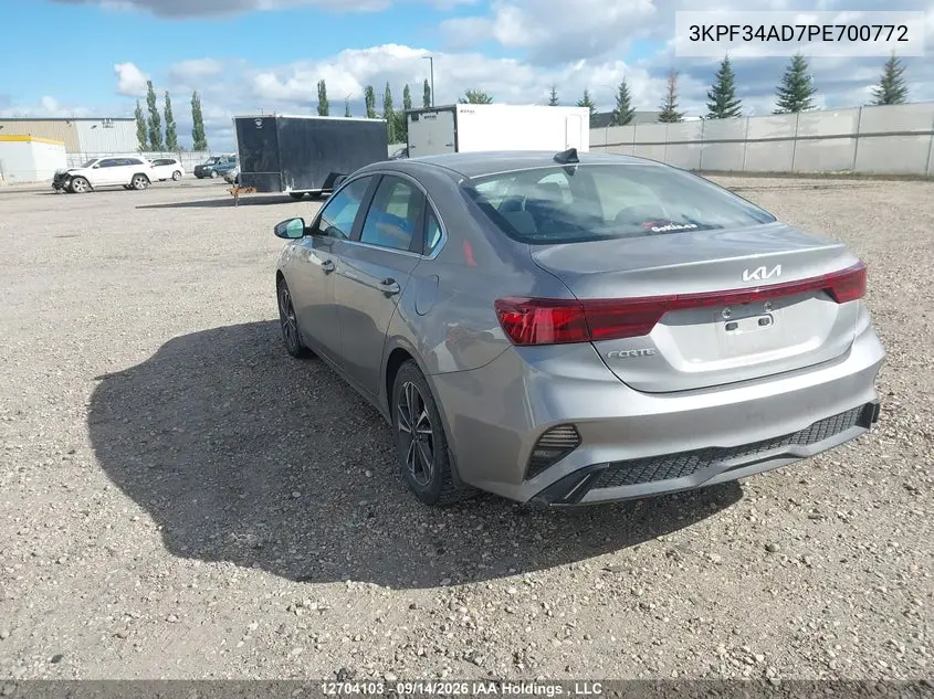 2023 KIA FORTE VIN 3KPF34AD7PE700772 — фото 3