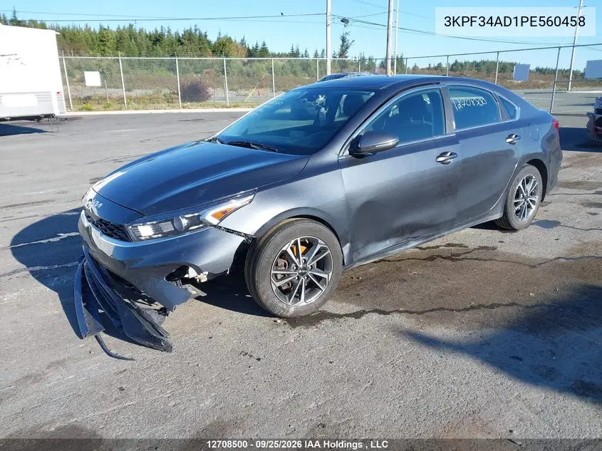 2023 KIA FORTE VIN 3KPF34AD1PE560458 — фото 2