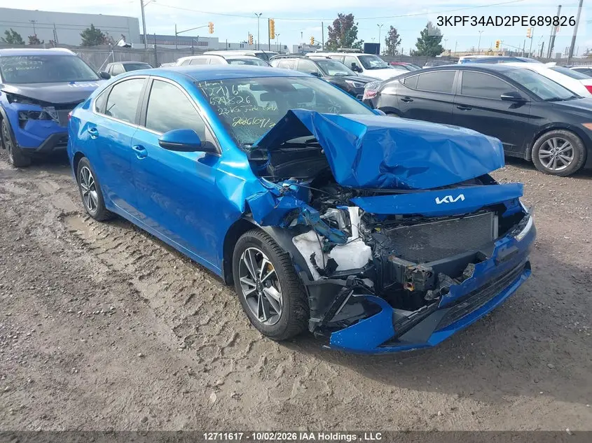 KIA FORTE 2023, VIN 3KPF34AD2PE689826