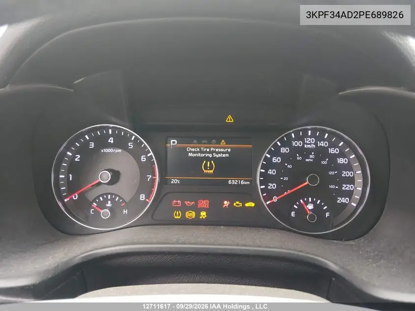 2023 KIA FORTE VIN 3KPF34AD2PE689826 — фото 7