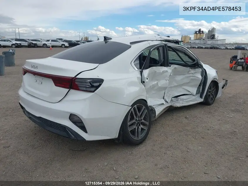 2023 KIA FORTE VIN 3KPF34AD4PE578453 — фото 4