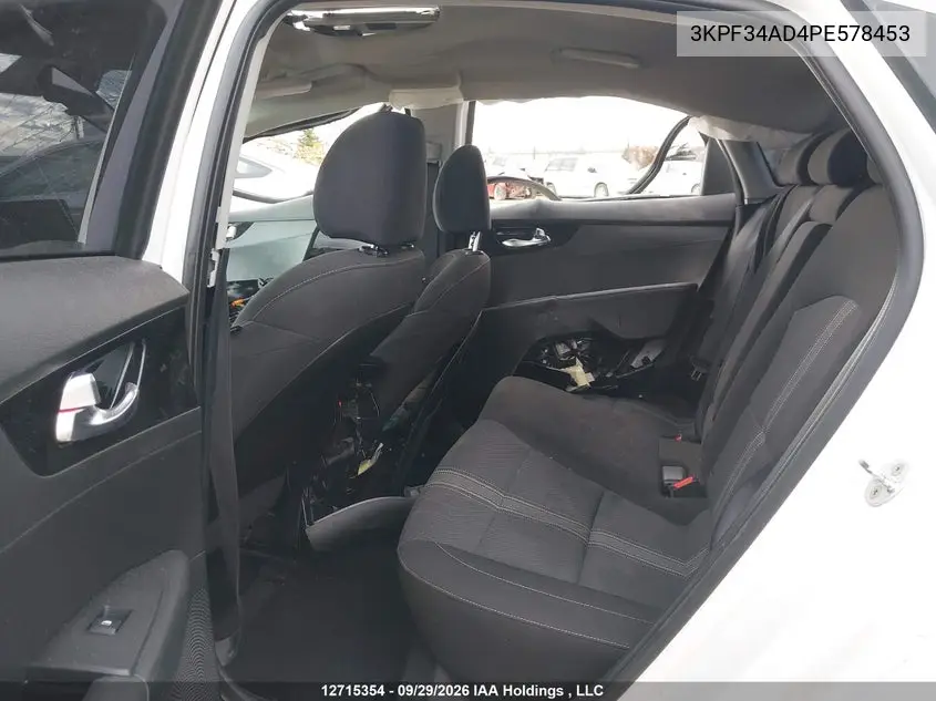 2023 KIA FORTE VIN 3KPF34AD4PE578453 — фото 8