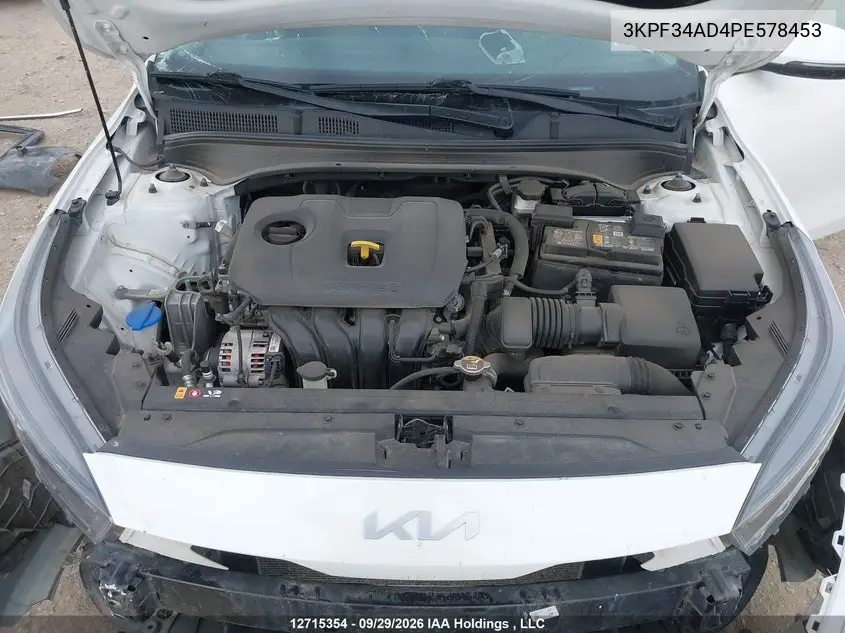2023 KIA FORTE VIN 3KPF34AD4PE578453 — фото 9
