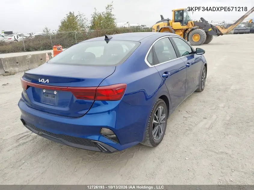 2023 KIA FORTE VIN 3KPF34ADXPE671218 — фото 4