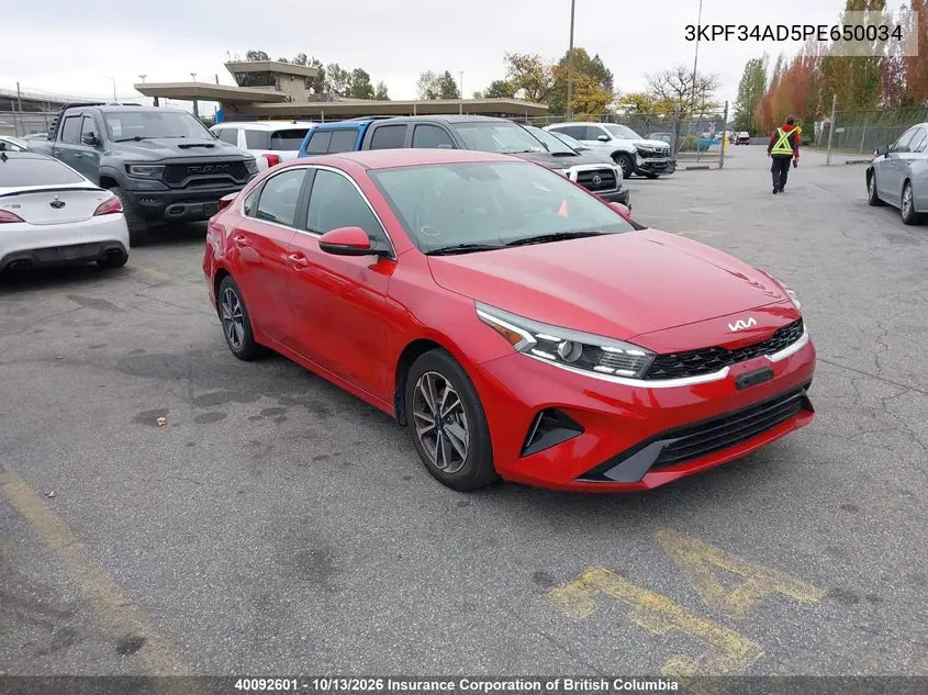 KIA FORTE 2023, VIN 3KPF34AD5PE650034