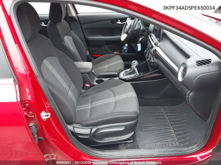 2023 KIA FORTE VIN 3KPF34AD5PE650034 — фото 5