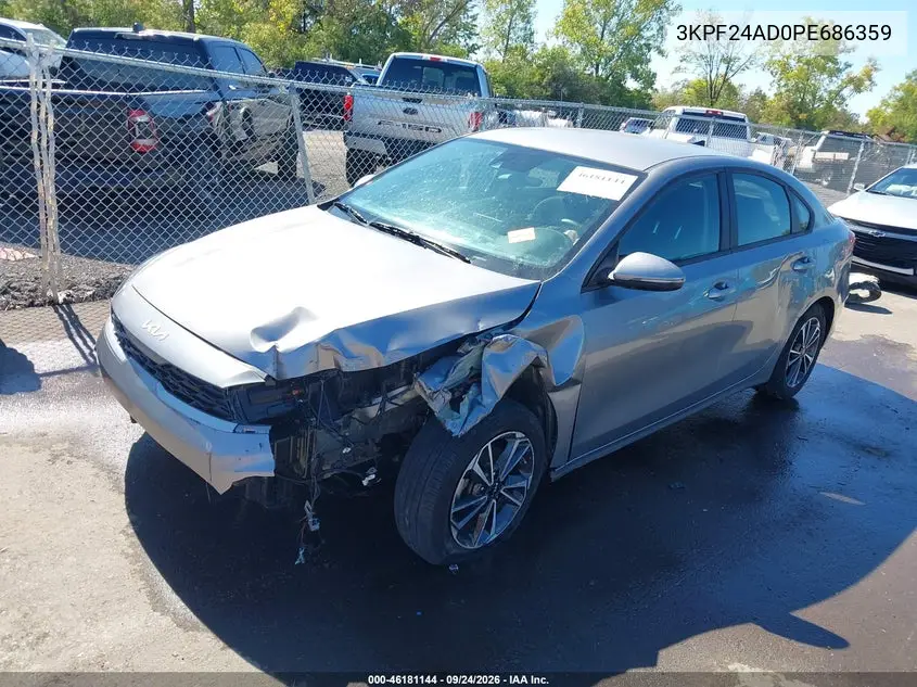 2023 KIA FORTE VIN 3KPF24AD0PE686359 — фото 2