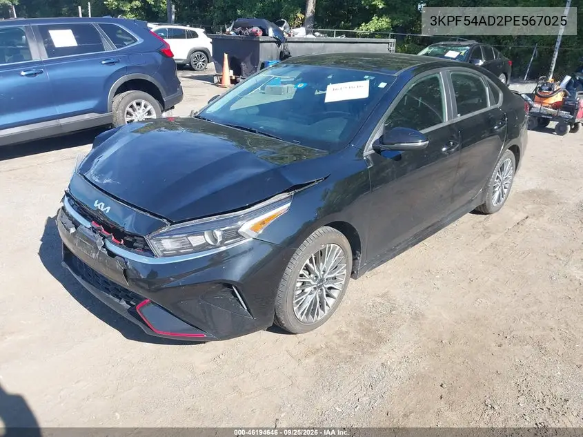 2023 KIA FORTE VIN 3KPF54AD2PE567025 — фото 2