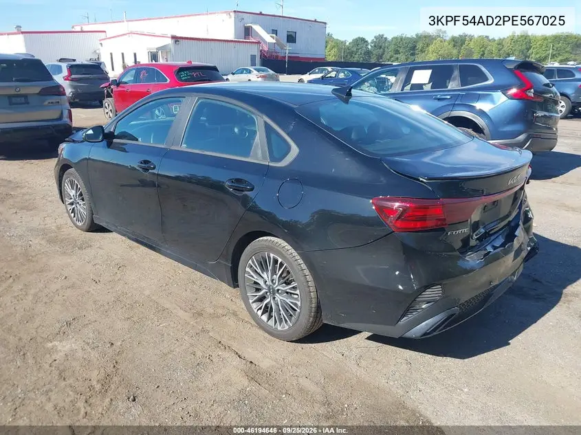 2023 KIA FORTE VIN 3KPF54AD2PE567025 — фото 3