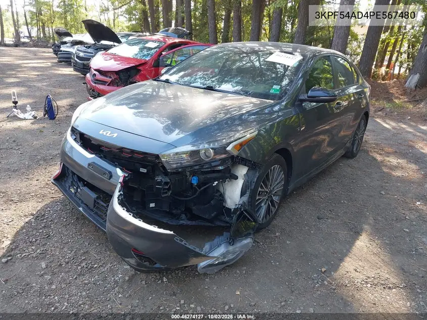 2023 KIA FORTE VIN 3KPF54AD4PE567480 — фото 2