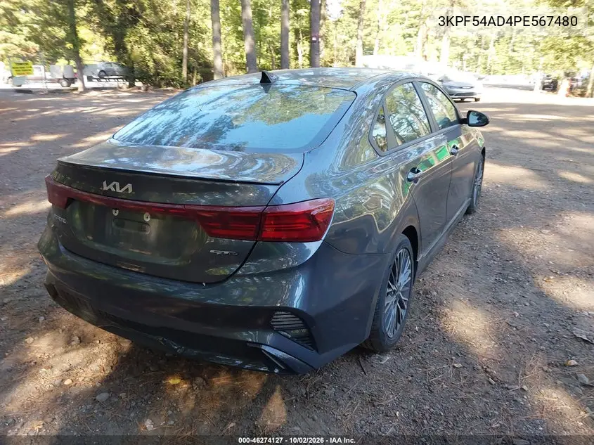 2023 KIA FORTE VIN 3KPF54AD4PE567480 — фото 4