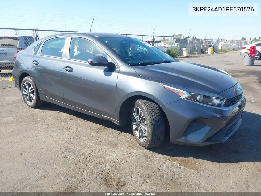 KIA FORTE 2023, VIN 3KPF24AD1PE670526