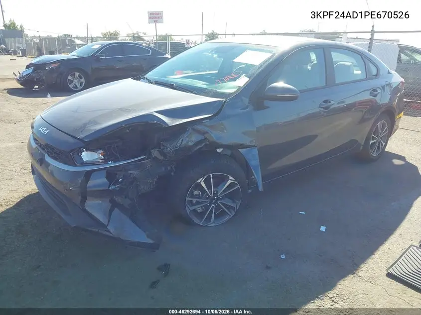 2023 KIA FORTE VIN 3KPF24AD1PE670526 — фото 2