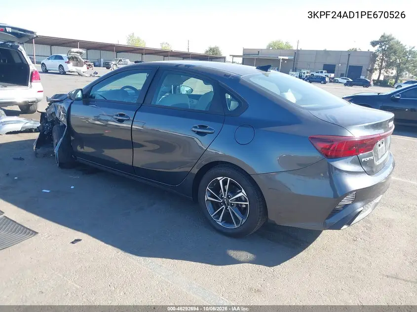 2023 KIA FORTE VIN 3KPF24AD1PE670526 — фото 3