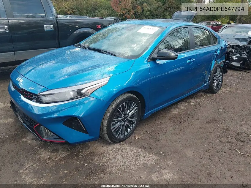 2023 KIA FORTE VIN 3KPF54AD0PE647794 — фото 2