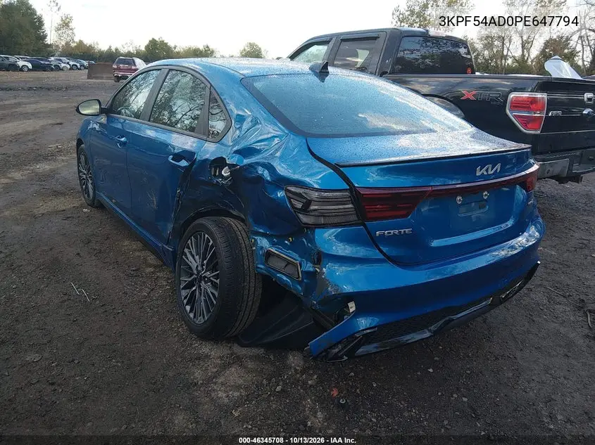 2023 KIA FORTE VIN 3KPF54AD0PE647794 — фото 3