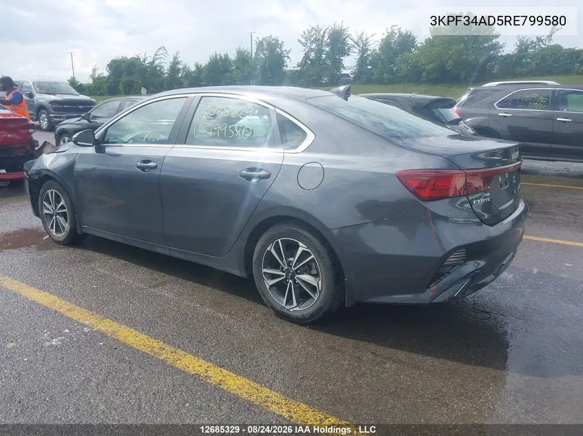 2024 KIA FORTE VIN 3KPF34AD5RE799580 — фото 3