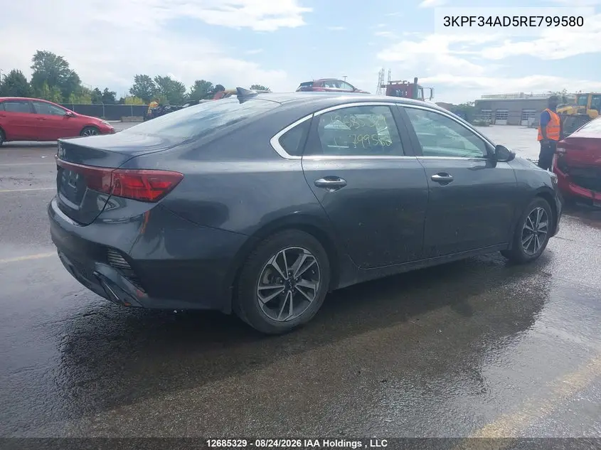 2024 KIA FORTE VIN 3KPF34AD5RE799580 — фото 4