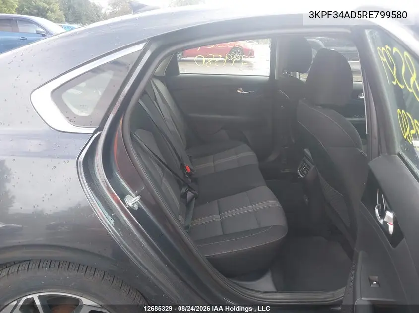 2024 KIA FORTE VIN 3KPF34AD5RE799580 — фото 8
