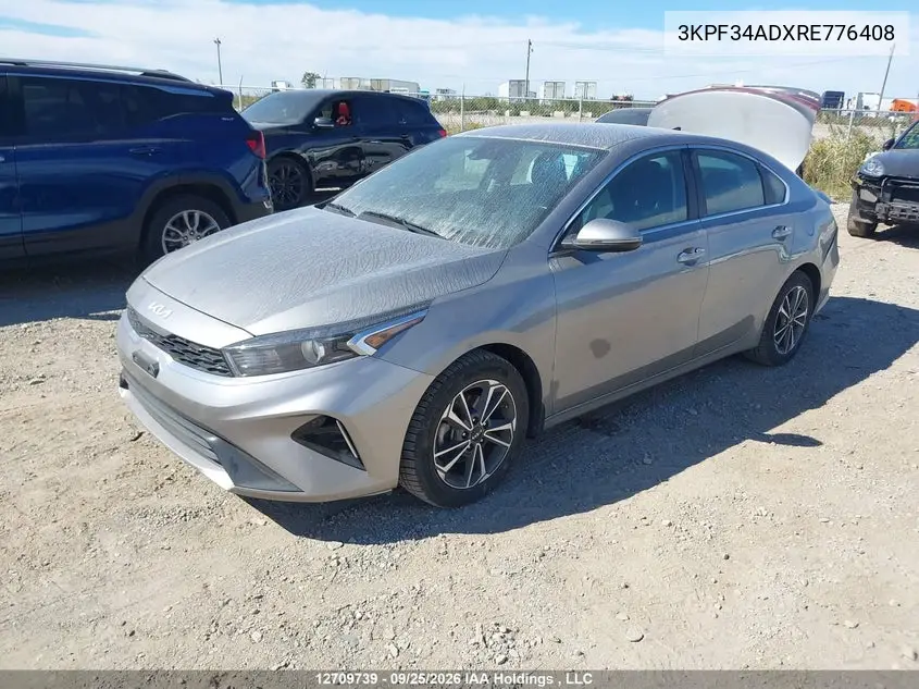 2024 KIA FORTE VIN 3KPF34ADXRE776408 — фото 2