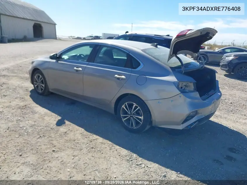2024 KIA FORTE VIN 3KPF34ADXRE776408 — фото 3