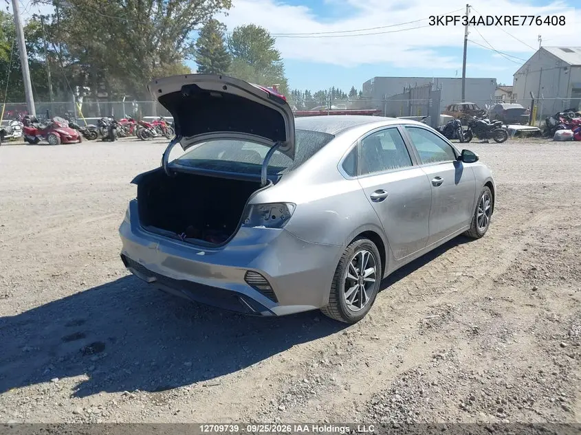 2024 KIA FORTE VIN 3KPF34ADXRE776408 — фото 4