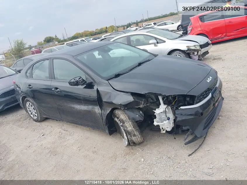 KIA FORTE 2024, VIN 3KPF24AD2RE809100